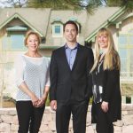 Photo of Roz Schroeder stands with her son Todd Nelson and step-daughter Stacy Harris.