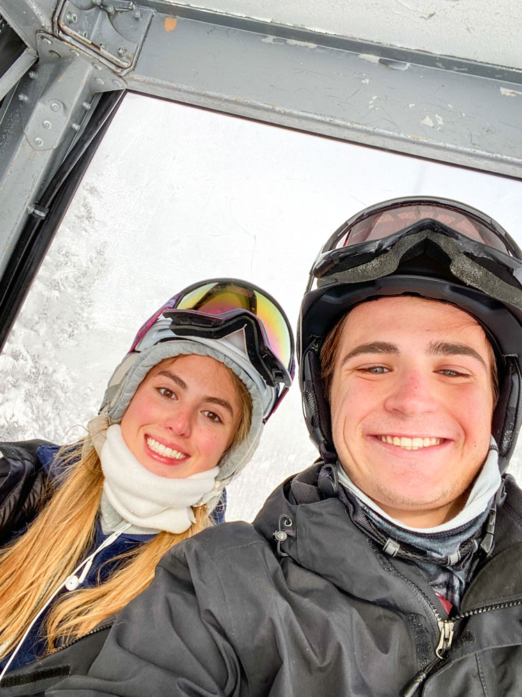 Photo of Austin and his best friend Malia Baudo. Both raised in Castl Pines.