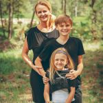Photo of Ricarda Dietsch with her children, Torin and Alexa.