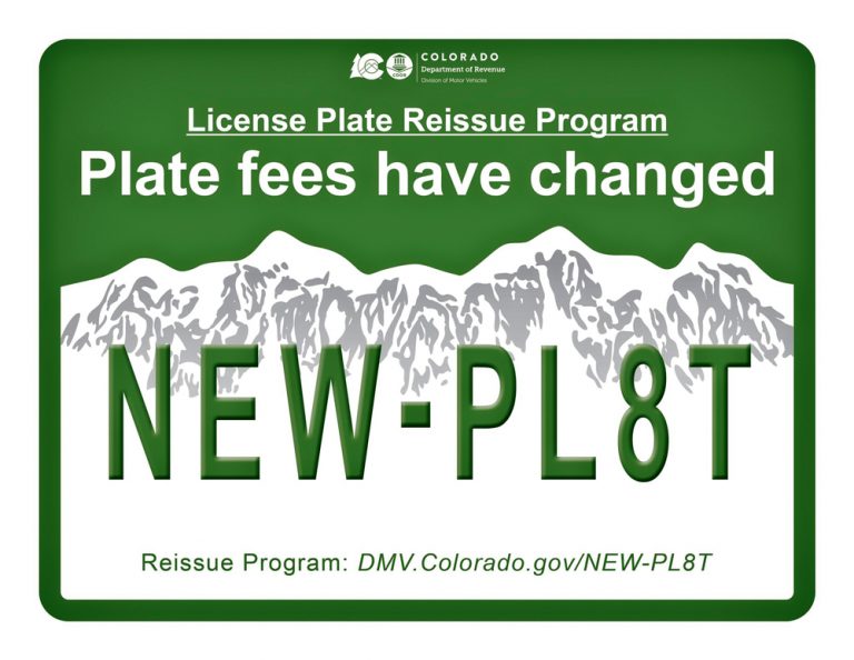 Colorado Plate Reissue Program The Castle Pines Connection
