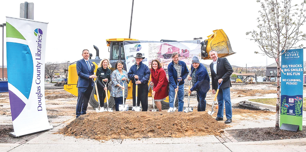 Photo of new Castle Rock library groundbreaking ceremony