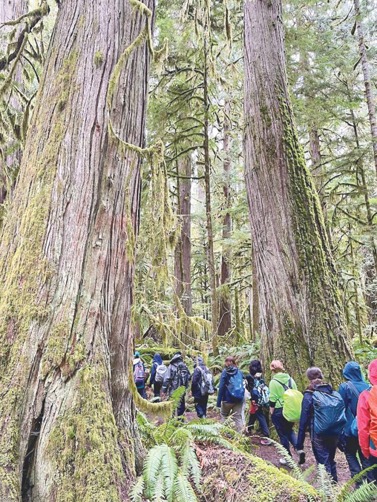 Photo of American Academy – Castle Pines students hiking