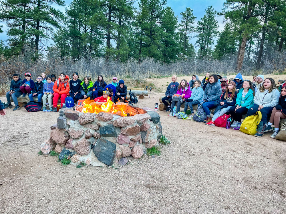 Photo of Outdoor Ed Buffalo Ridge students 2022