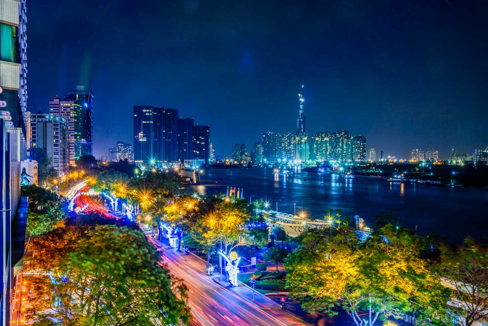 Aerial view of Ho Chi Minh City