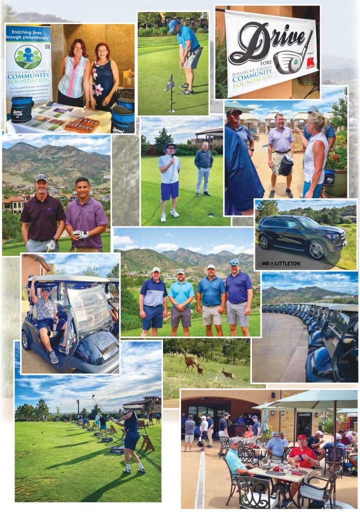 Photo collage of Drive fore DCCF fundraiser