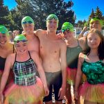 Photo of Stingrays junior coaches Sarah, Avery, Sam, Brandon, Abigail, Julian and Maddie