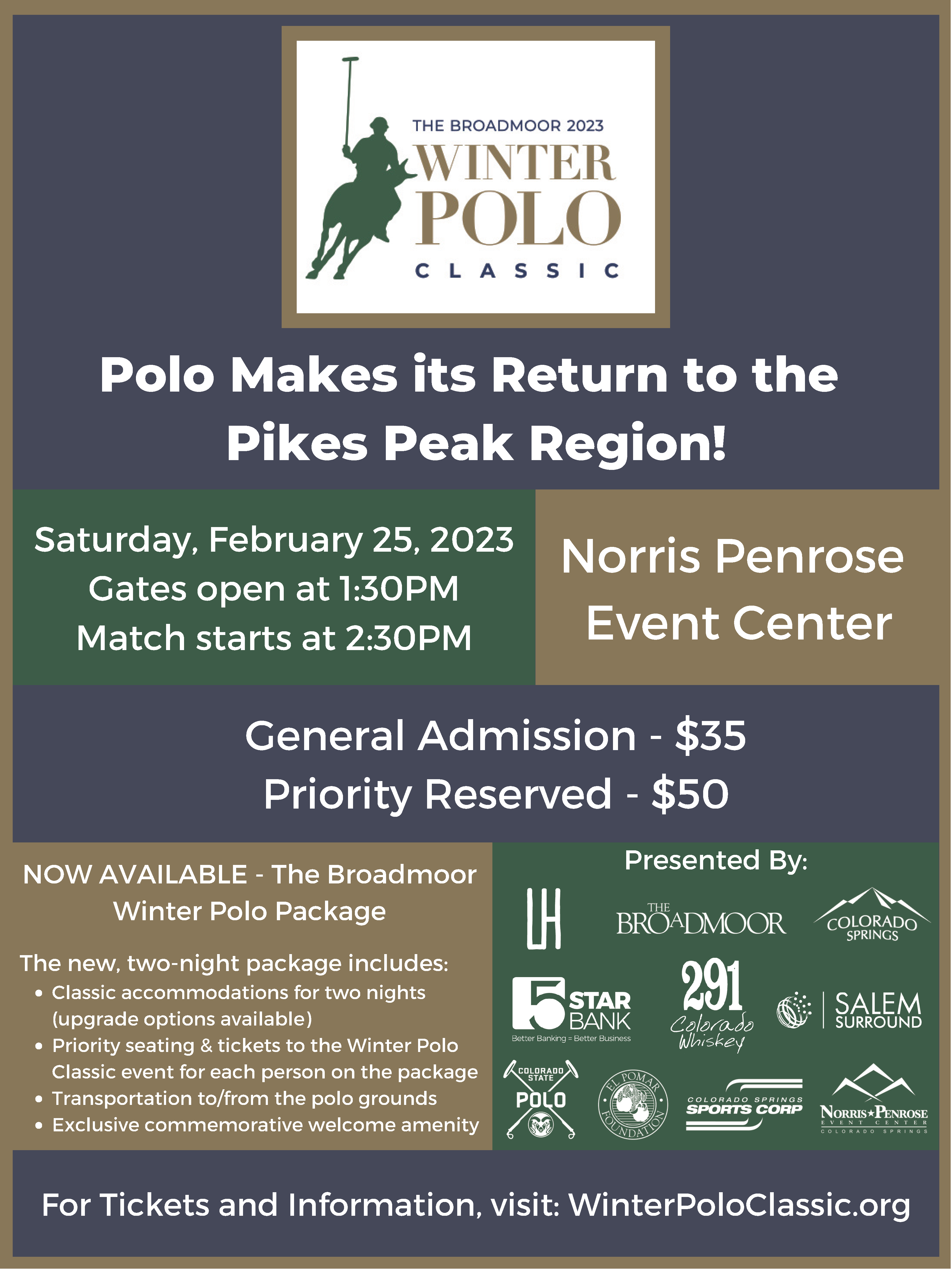 Winter Polo Classic The Broadmoor The Castle Pines Connection