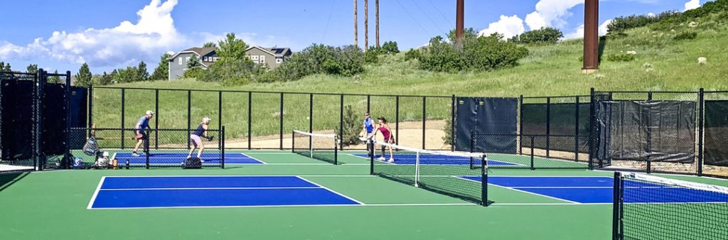 photo of pickleball courts