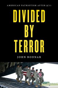 front cover image of divided by terror novel