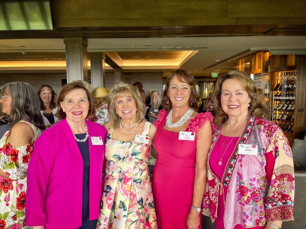 photo of four women at fundraiser