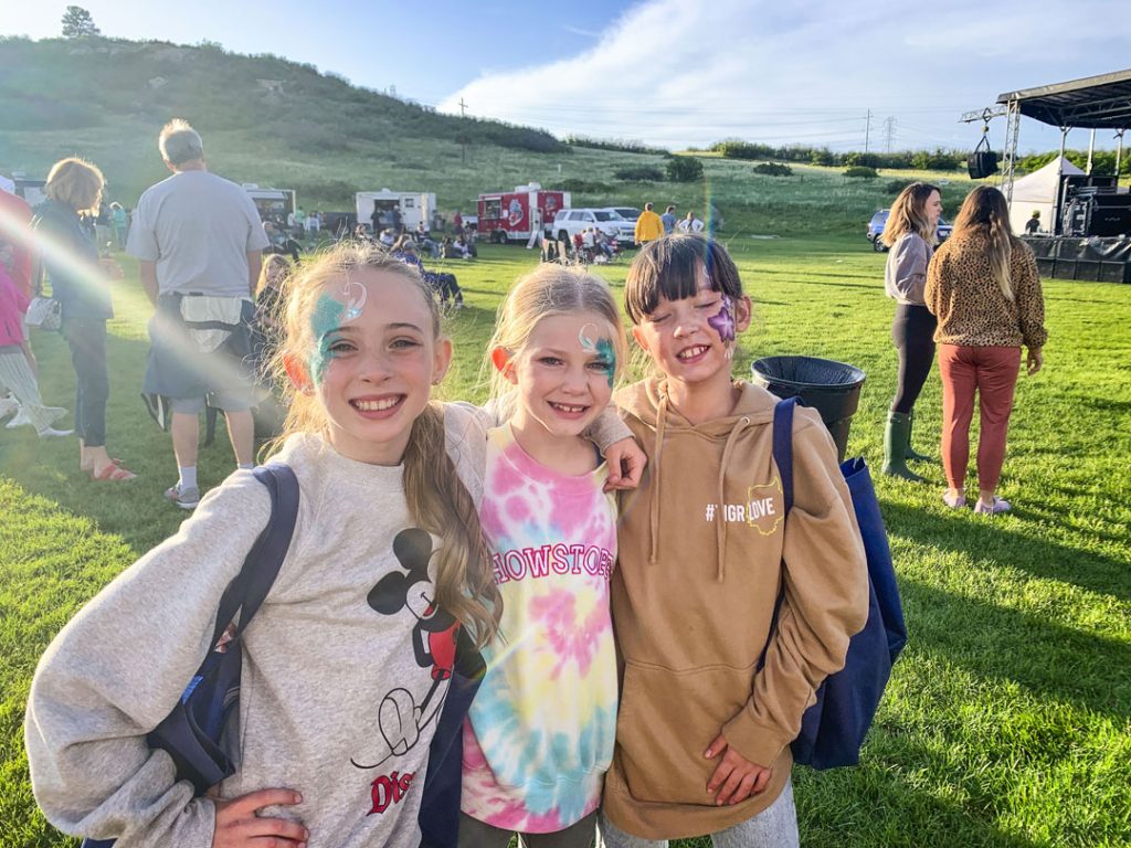 photo of girls at outdoor event