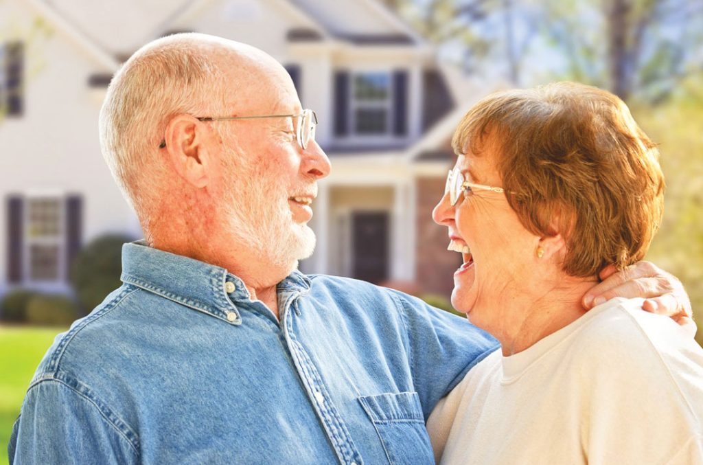 photo of senior couple smiling