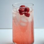 photo of raspberry drink in glass