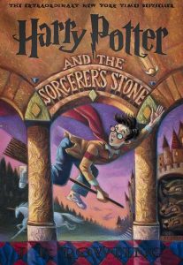 book cover of harry potter