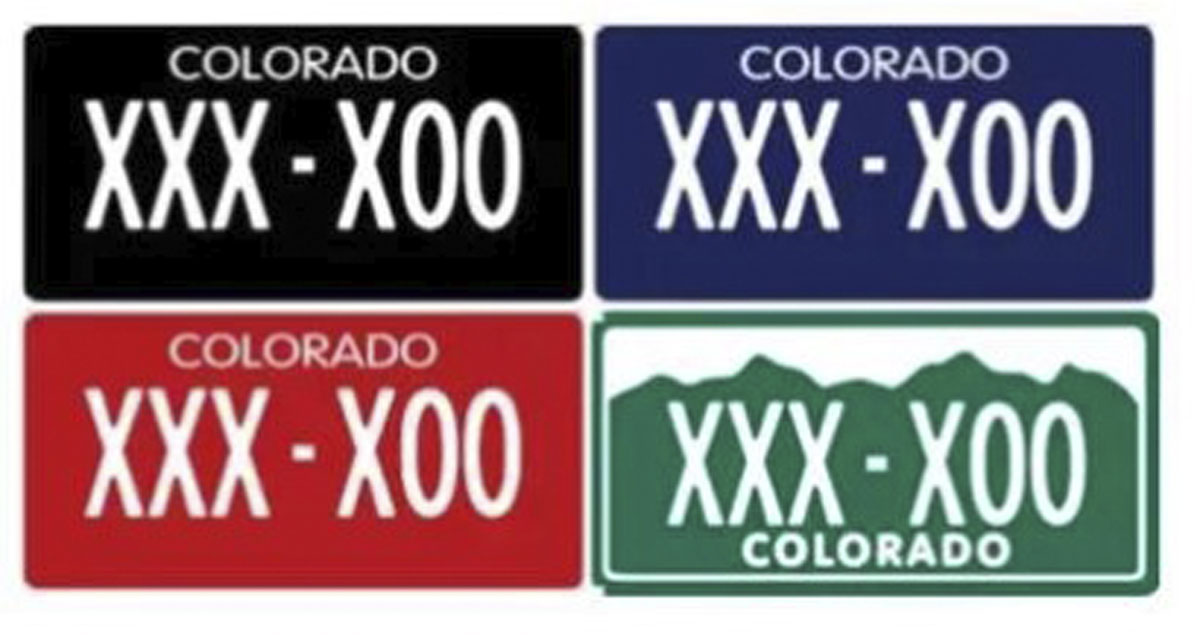 Speaking of license plates… The Castle Pines Connection