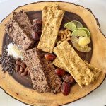photo of energy bars on tray