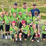 team photo of youths and coaches