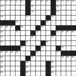 blank crossword for november 2023