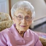 close up of senior lady