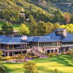 view of golf club building