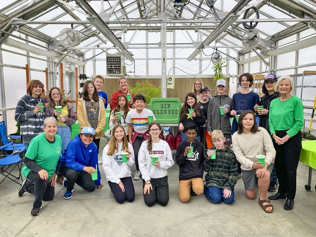 group in green house