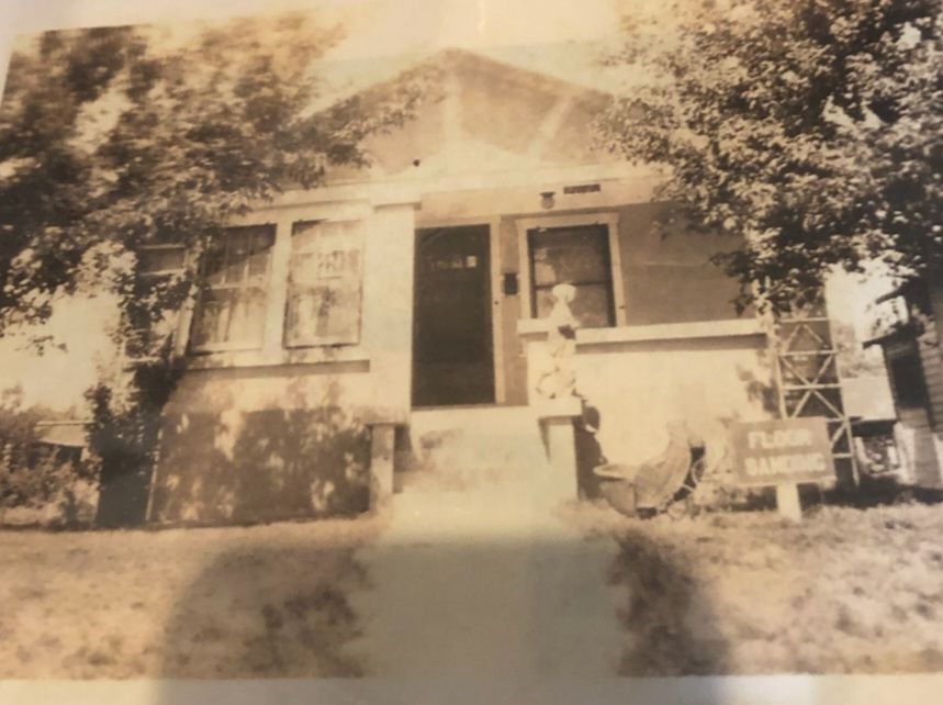 Photo of childhood home