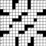 crossword puzzle