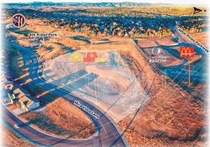 A rendering of the 4.3 acres of land that Foundry Church has purchased adjacent to Elk Ridge Park and American Academy in the City of Castle Pines.