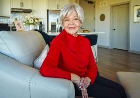 Barbara in her home at The Reserve at Lone Tree.
