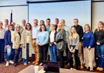 Members of the Douglas County Region 12 Opioid Council with members of the health and human services community at a recent meeting at the Douglas County Sheriff’s Office Highlands Ranch substation.