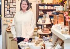 Beth Murphy in her store, Ladybug’s.
