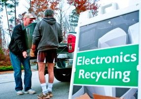 Televisions of all types and sizes are accepted as part of the Douglas County free electronic recycling partnership program.