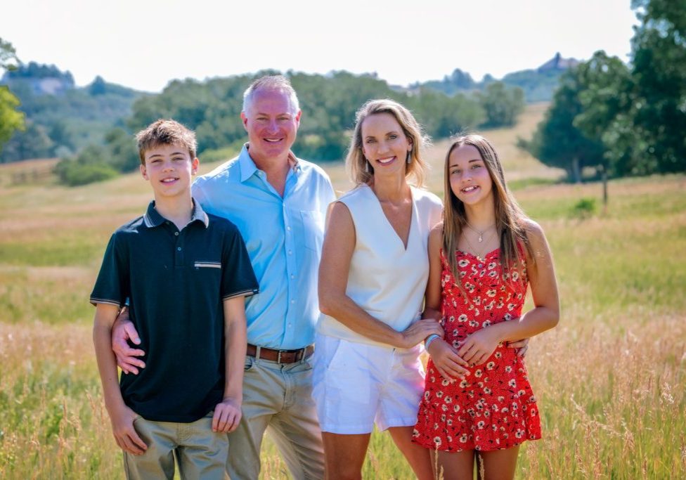Rachel Goodman, her husband Raymi, and children Ethan and Zoe are thrilled to be living in the Knightsbridge subdivision. This family photo was taken in the Oak Hills neighborhood by local photographer/resident, Annie Mohler.