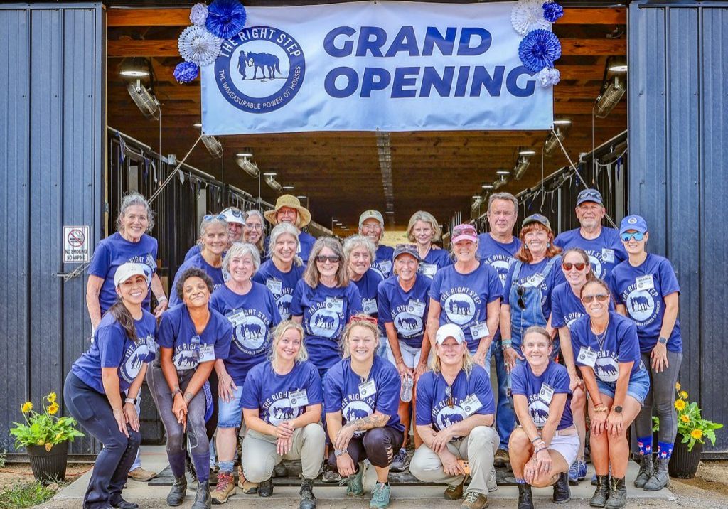 Volunteers and staff at the Grand Opening of The Right Step in Sedalia on July 26, 2026.