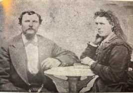 James Sample Parker, the town’s namesake, and his wife Mattie. As postmaster, naming rights were his privilege.