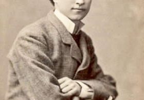 High school graduate Elias M. Ammons in 1880 at Denver East High School.