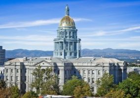 Located at 200 East Colfax Avenue, the Colorado State Capitol is the eastern part of Denver’s Civic Center, which is a National Historic Landmark. 