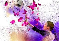 Friends and family gathered at the SportyPickle Bar & Grill to play pickleball and to remember Kyra Peck. Guests wore pink as it was Kyra’s favorite color.